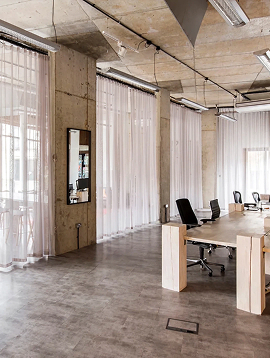 Voile curtain modern image loft style img